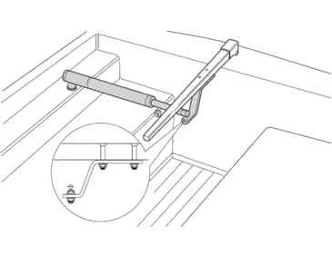 Raymarine D009 — Raymarine 1" Tiller Bracket f/Tiller Pilots