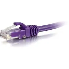 C2G CGO 04029 — C2G 9 ft Cat6 Snagless UTP Unshielded Network Patch Cable - Purple - 9 ft Category 6 Network Cable for Network Device - First End: 1 x RJ-45 Network - Male - Second End: 1 x RJ-45 Network - Male - Patch Cable - Purple - 1 Each