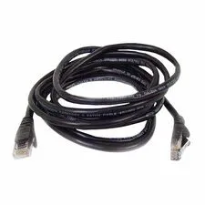 Belkin BLK TAA79103BLKS — Belkin Category 5e UTP Patch Cable - 3 ft Category 5e Network Cable - First End: 1 x RJ-45 Network - Male - Second End: 1 x RJ-45 Network - Male - Patch Cable - Black - 1 Each - TAA Compliant