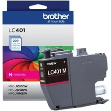Brother BRT LC401MS — Brother LC401MS Standard Yield Inkjet Ink Cartridge - Single Pack - Magenta - 1 Each - 200 Pages