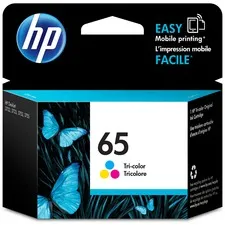 HP HEW N9K01AN — HP 65 (N9K01AN) Inkjet Ink Cartridge - Tri-color - 1 Each - 100 Pages