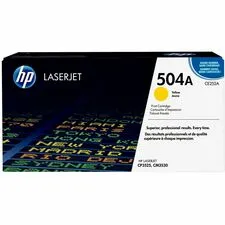 HP HEW CE252A — HP 504A (CE252A) Laser Toner Cartridge - Single Pack - Yellow - 1 Each - 7000 Pages