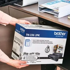 Brother BRT TN3362PK — Brother TN336 High Yield Laser Toner Cartridge - Twin-pack - Black - 1 Box - 4000 Pages Black (Per Cartridge)