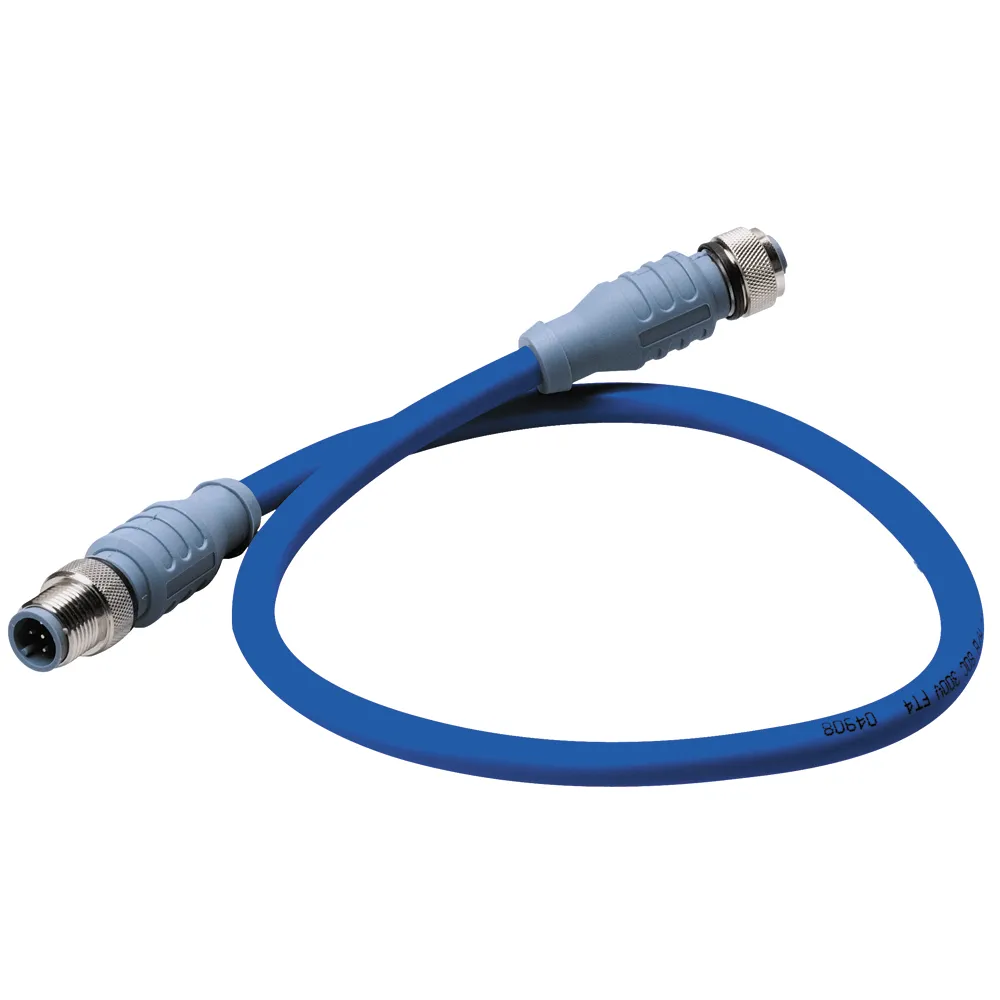 Maretron DM-DB1-DF-00.5 — Maretron Mid Double-Ended Cordset - 0.5 Meter - Blue