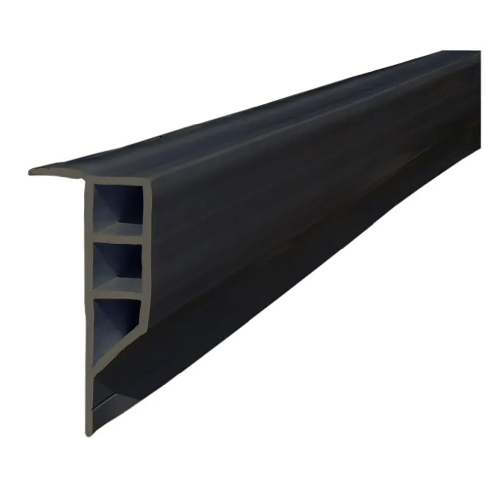Dock Edge 1163F — Dock Edge Standard PVC Full Face Profile - 16' Roll - Black