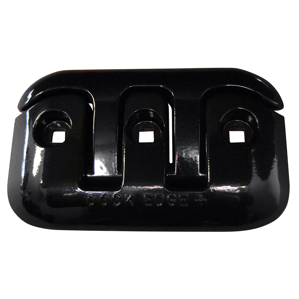 Dock Edge DE2608BF — Dock Edge Flip-Up Dock Cleat - 8" - Black