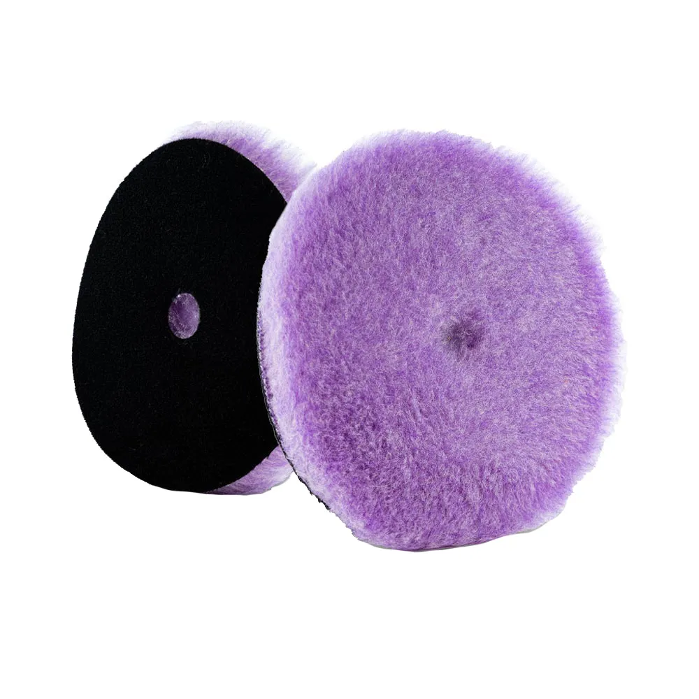Lake Country 58-3265-LC — Lake Country Purple Foamed Wool Buffing/Polishing Pad 6.5" x .75"