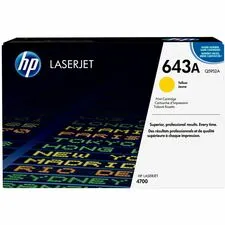 HP HEW Q5952A — HP 643A (Q5952A) Laser Toner Cartridge - Single Pack - Yellow - 1 Each - 10000 Pages
