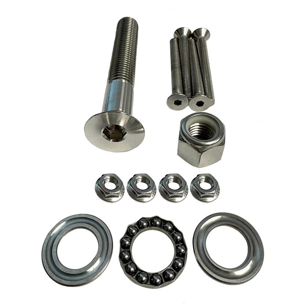 Sea Swivel SEA-HDM-HARDWARE-KIT — Sea Swivel Replacement Mount Hardware Kit w/5" Main Bolt, Nut, Bearing, & 4-Bolt Package of Mounting Hardware