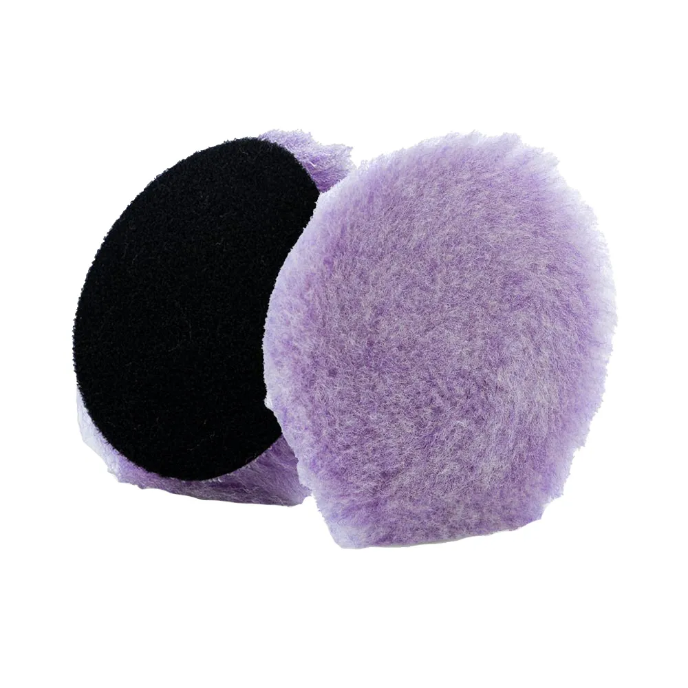 Lake Country 58-3235-1-LC — Lake Country Purple Foamed Wool Buffing/Polishing Pad 3.5" x .75"