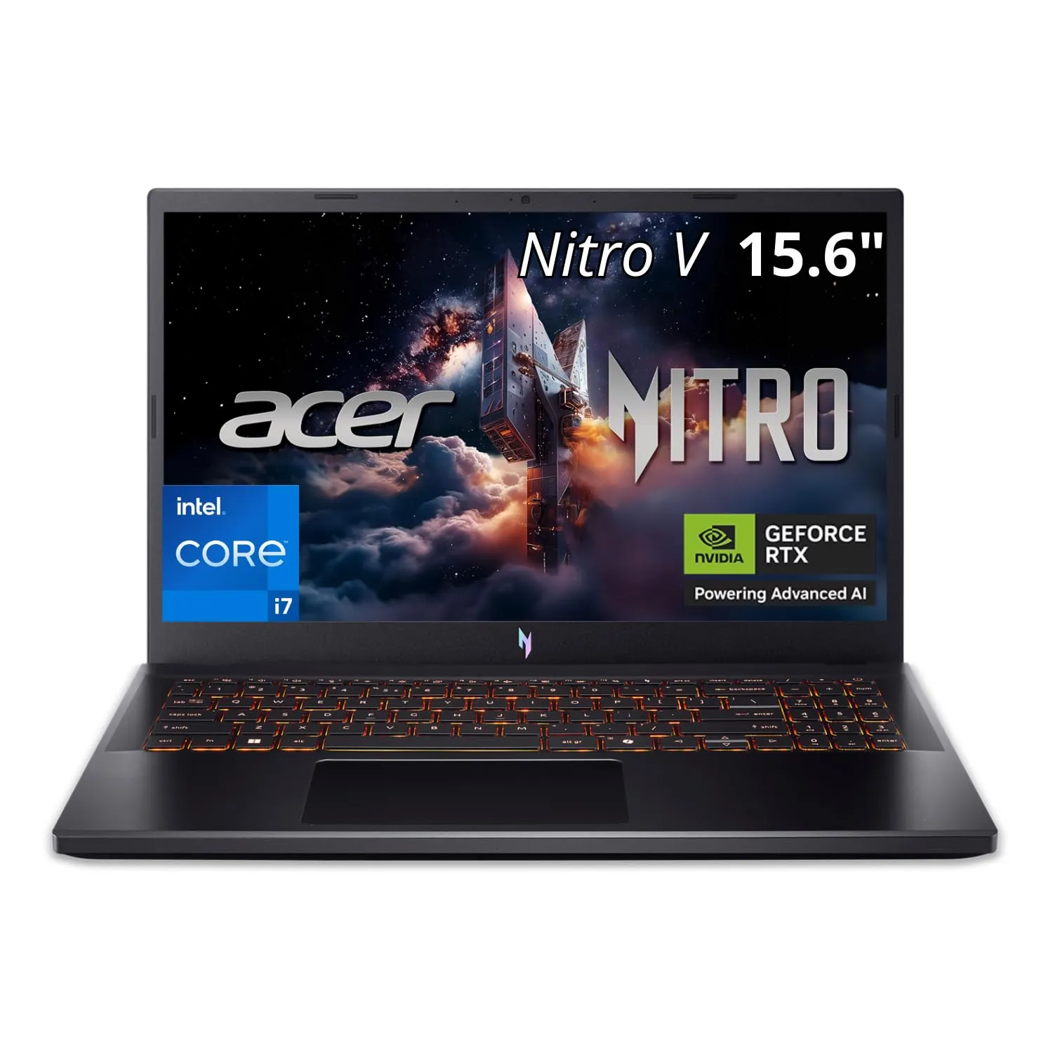 ACER NX.BNPAA.005 — Acer Nitro V 15 Gaming Laptop | 15.6" FHD IPS 165Hz | Intel Core i7-13620H | NVIDIA GeForce RTX 5060 | 16GB DDR4 RAM | 512GB Gen4 SSD | Black
