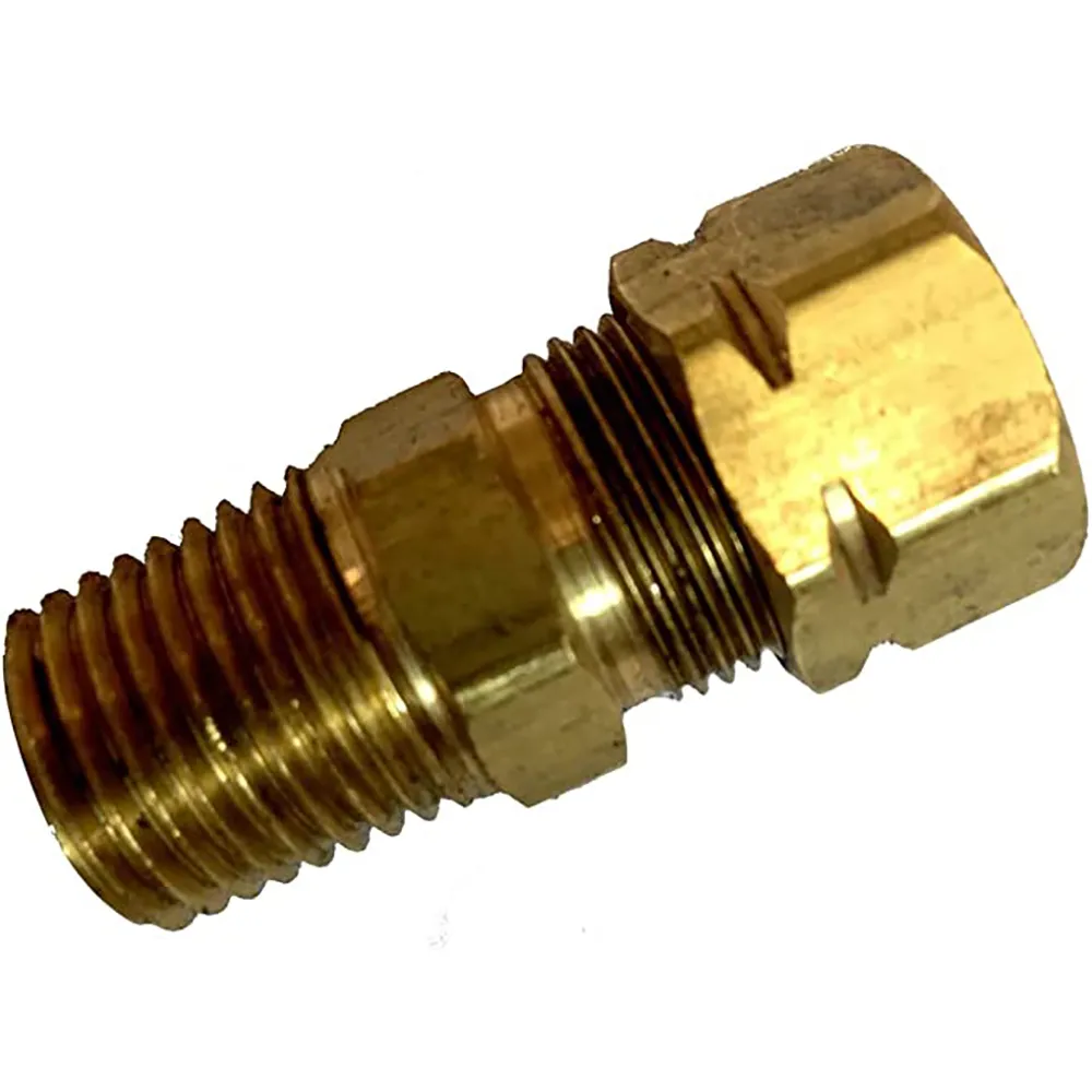 Uflex USA CONNECTOR FITT. — Uflex Straight Helm Fitting 1/4 NPT f/UP Comp Line & Autopilot Return Line