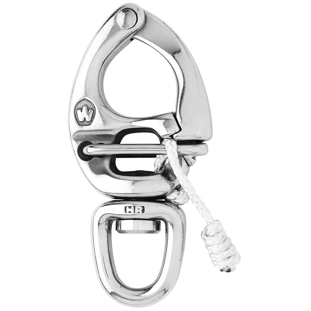 Wichard Marine 2673W — Wichard HR Quick Release Snap Shackle w/Swivel Eye - Length 2-3/4"