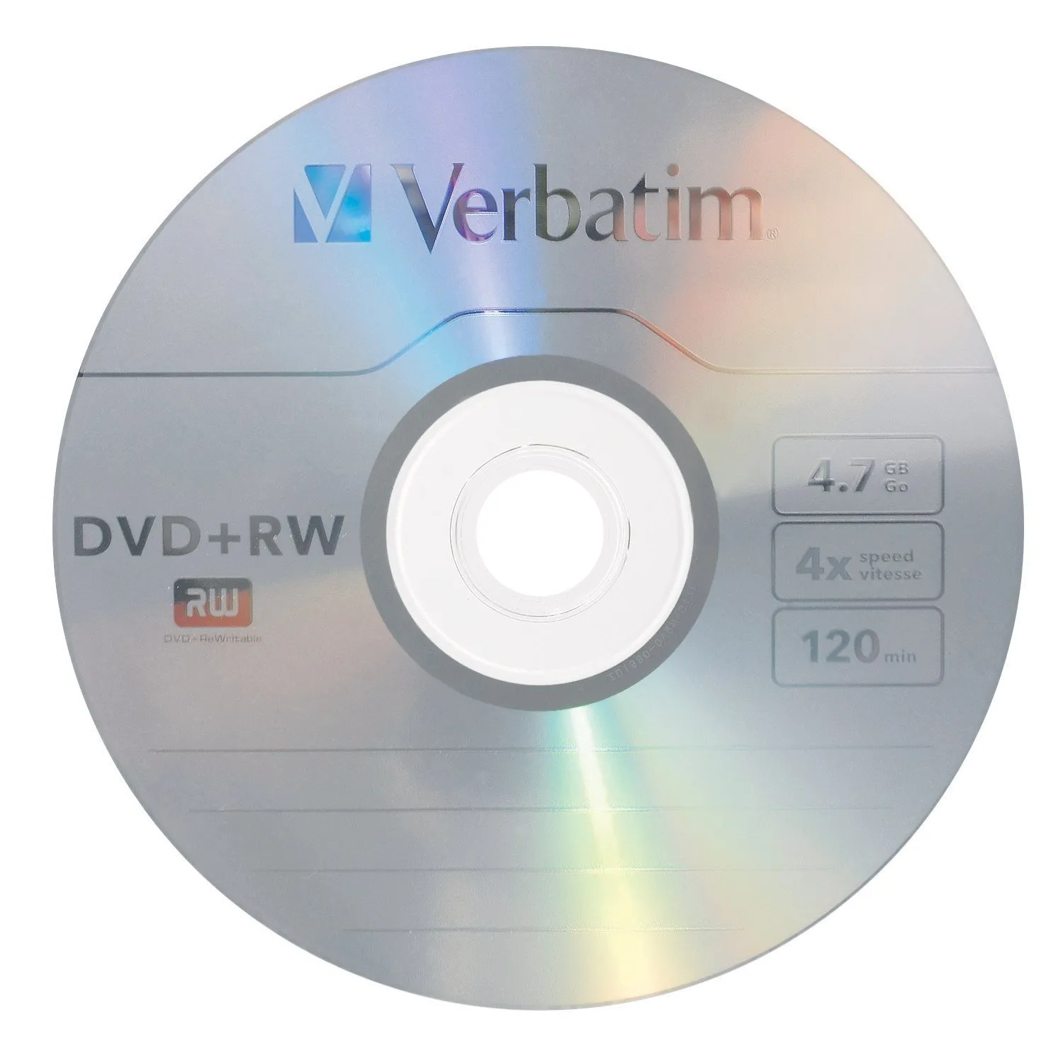 VERBATIM VER94520 — VERBATIM DVD+RW BRANDED