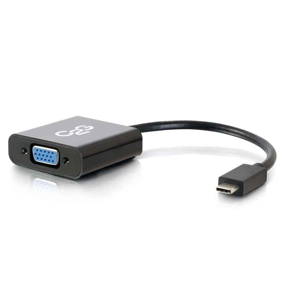 C2G 29471 — USB C to VGA Video Adapter Black