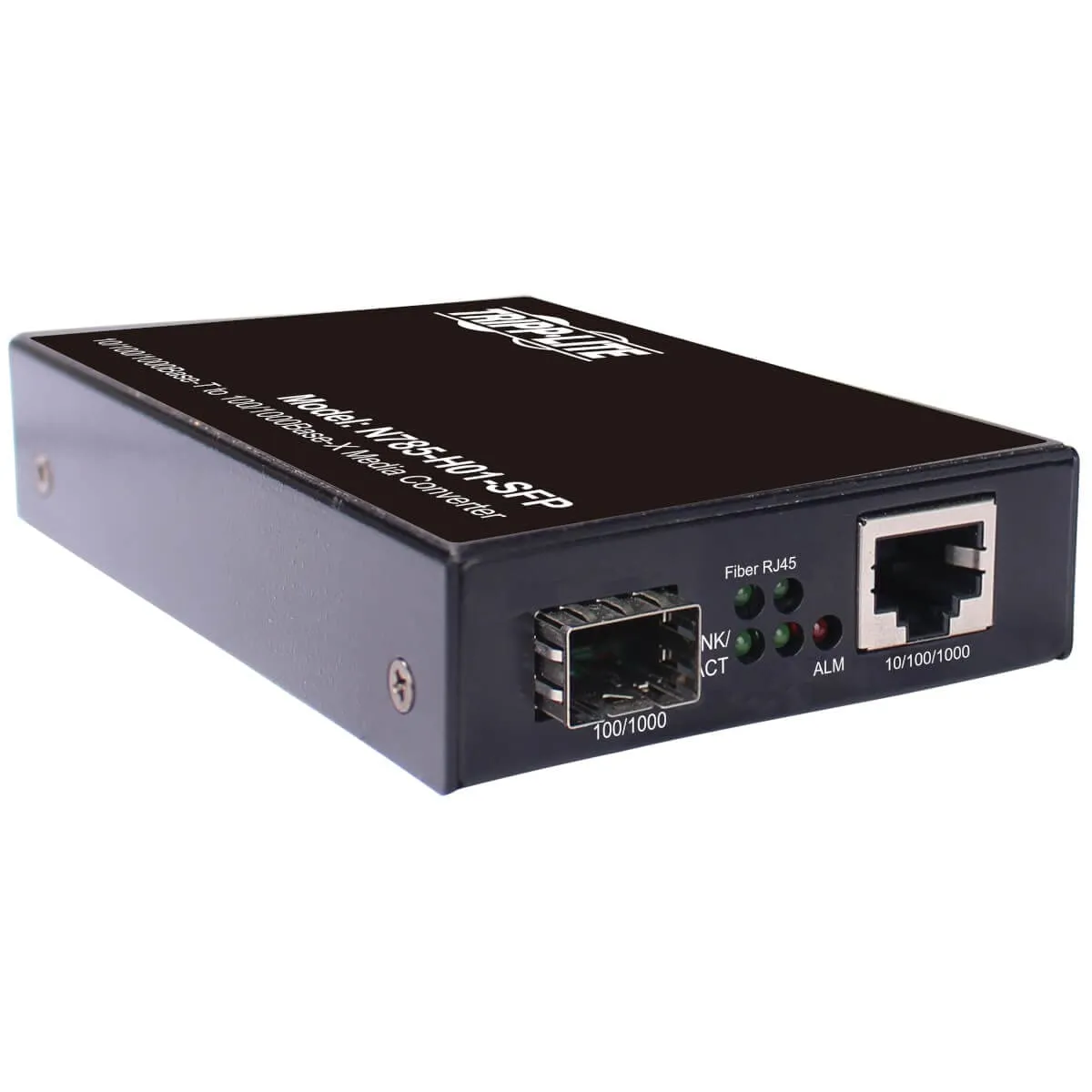 Eaton Tripplite N785-H01-SFP — EATON, HARDENED GIGABIT FIBER TO ETHERNET MEDIA CONVERTER, 10/100/1000 MBPS, RJ45/SFP, -10 TO 60C