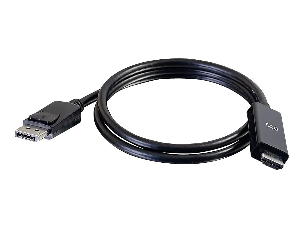 C2G 50195 — 10ft DisplayPort to HDMI Cable 4K Black