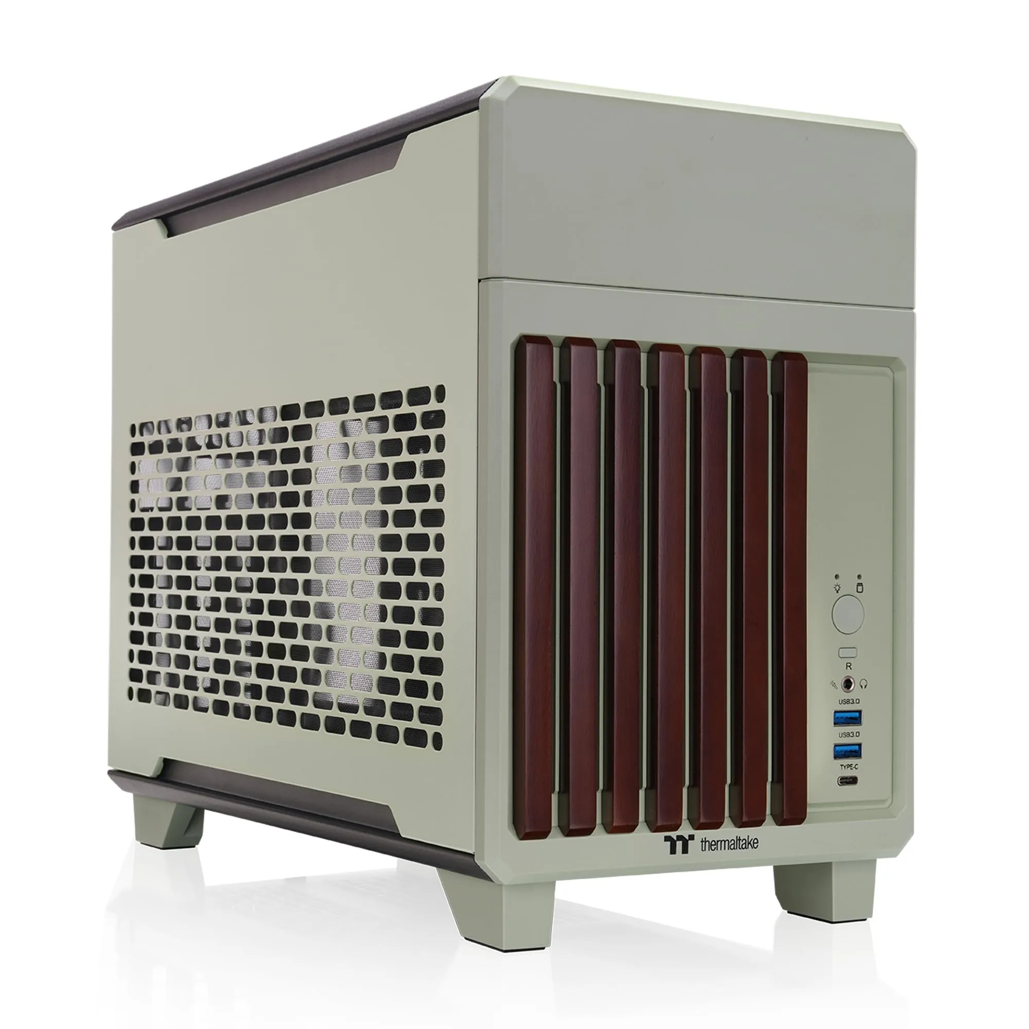 Thermaltake CA-11A-00SENN-WS — THE TR100 MINI TOWER CHASSIS IS A COMPACT, DUAL-CHAMBER, MINI-ITX. IT SUPPORTS A
