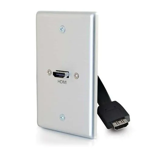 C2G CG39870 — Aluminum Single Gang WP HDMI P