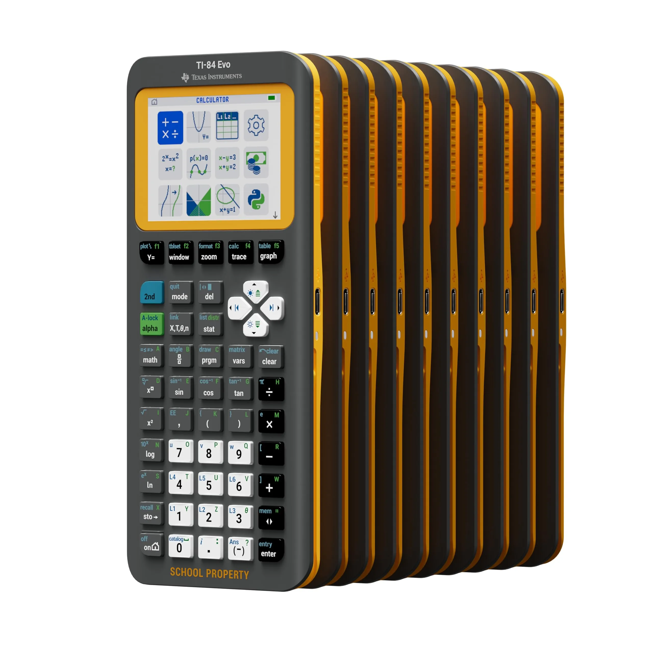 Texas Instruments 84EVO/10P/2L1 — TI84 Evo EZSpot 10 Pack