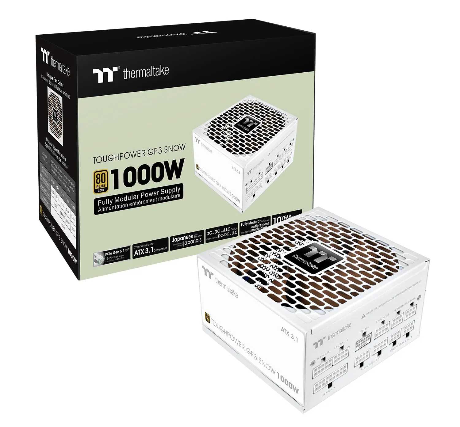 Thermaltake PS-TPD-1000FNFAGU-S — GF3 1000w White
