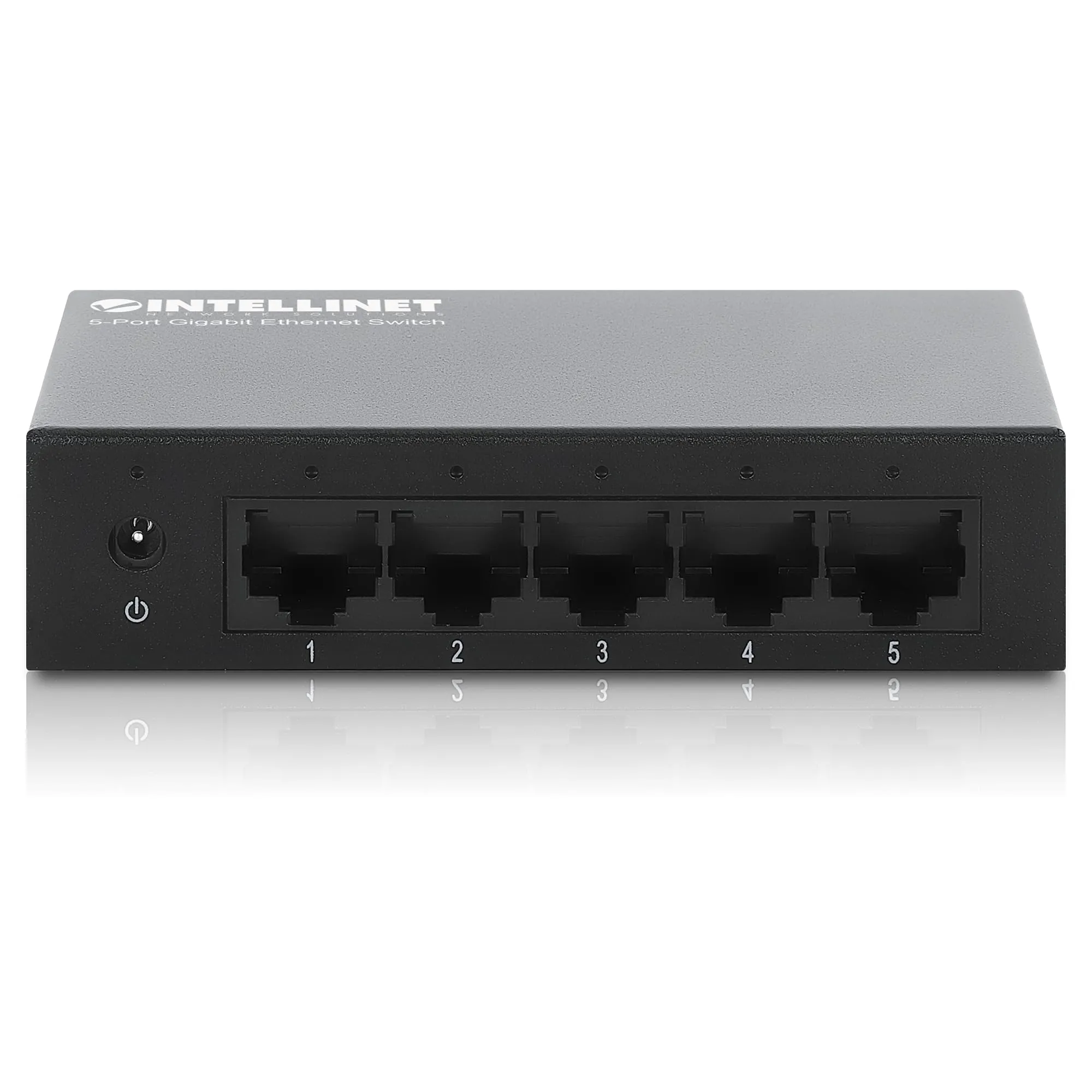 Intellinet ITL-530378 — Intellinet Network Solutions 5-Port Gigabit Office Switch, Desktop, Metal Housing | SKU IT-GA05MT