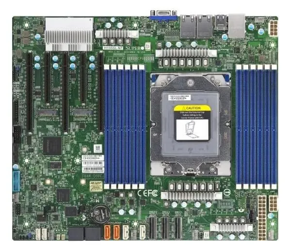Supermicro MBD-H13SSL-NT-B — Supermicro MBD-H13SSL-NT-B ATX Server Motherboard, Socket AMD EPYC 9004/9005 Series Processors, Up to 3TB 3DS ECC RDIMM DDR5 | SKU MB-H13SLNB