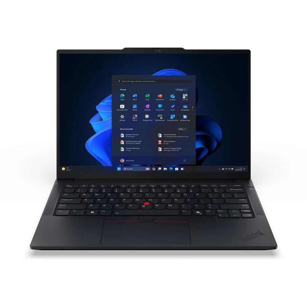 LENOVO 21T9002HUS — LENOVO THINKPAD E14 GEN 7 14 INCH LAPTOP, INTEL CORE 5 210H, 16GB DDR5, 512GB SSD, INTEL GRAPHICS, WIFI 6E, BT 5.3, 14 INCH WUXGA 1920X1200 IPS DISPLAY, WIN 11 PRO, 1YR LENOVO WARRANTY