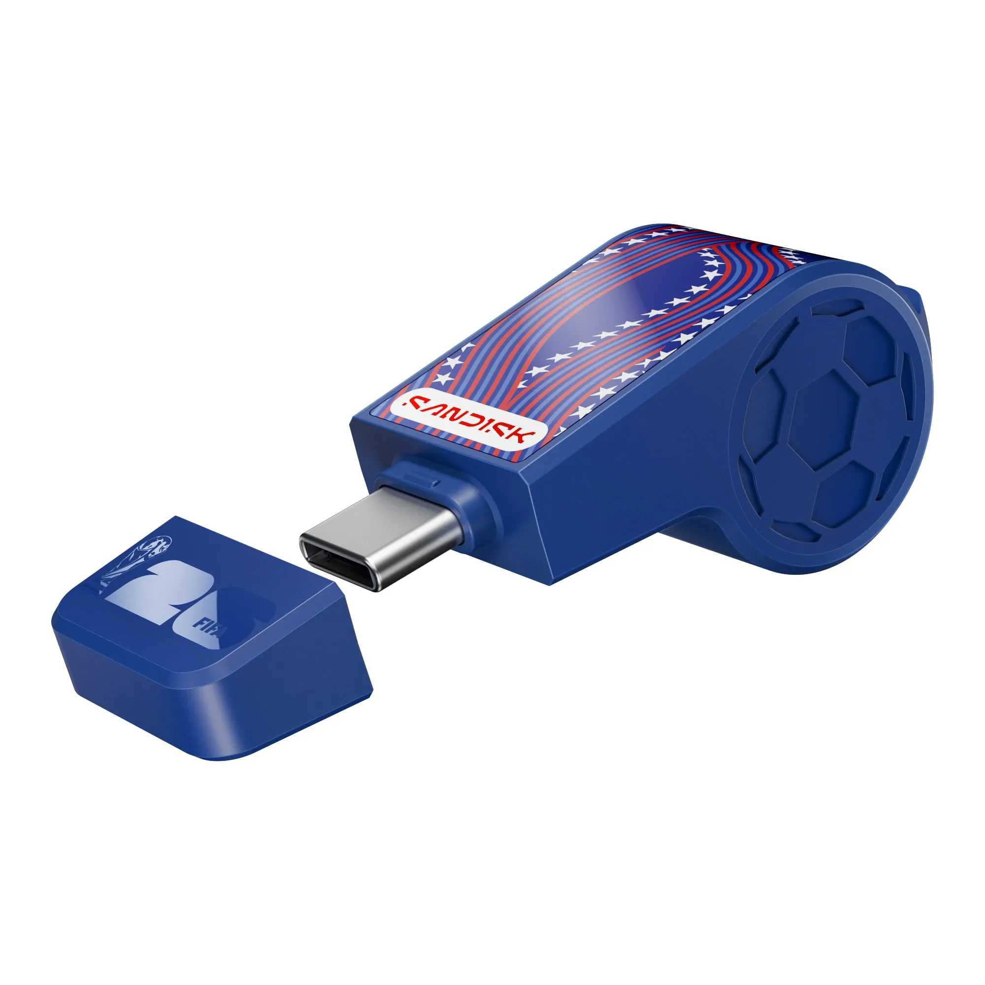 Western Digital SDCZIA-128G-G46B — SANDISK USB-C FLASH DRIVE: FWC 2026 USA EDITION USB 128GB FLASHDRIVES 300MB/S(R)