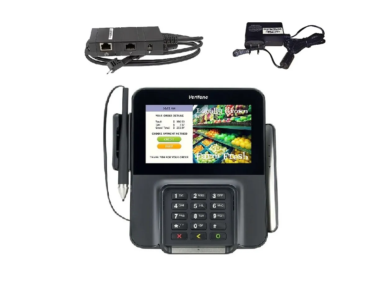 VERIFONE M445-403-01-WWA-5-B — Verifone M400 5" Fwvga Pos Terminal With Power Adapter BlueTooth M445-403-01-WWA-5-B
