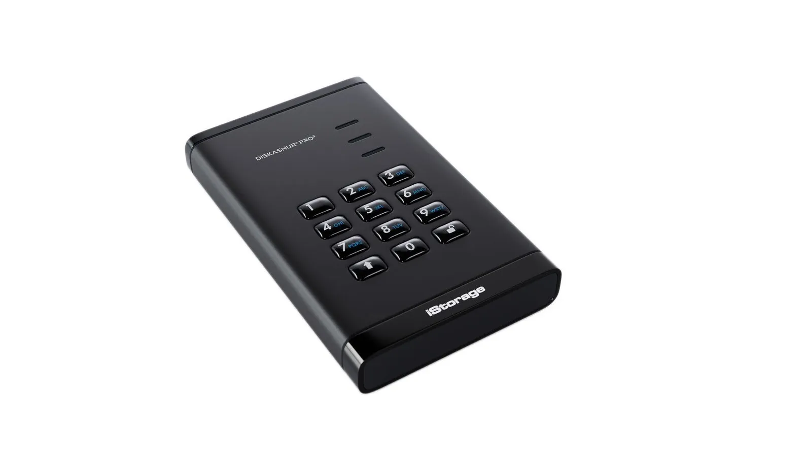 ISTORAGE IS-DAP3-256-1000-F — 1TB Istorage Diskashur PRO3 USB 3.2 Gen1 Encrypted Portable Hard Drive IS-DAP3-256-1000-F
