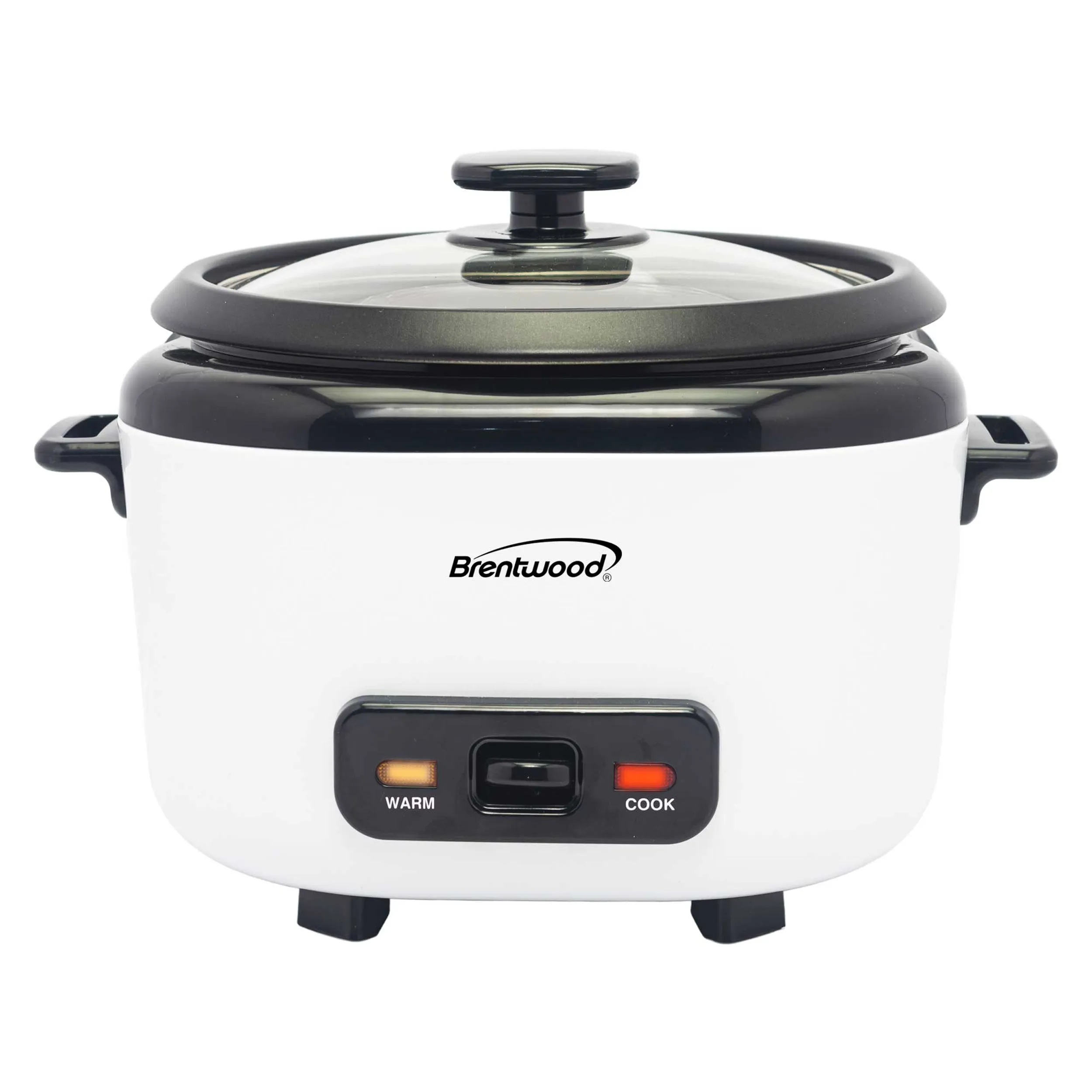 Brentwood RC-5010W — Brentwood 10-Cups Cooked Rice Cooker in White with Steam Tray