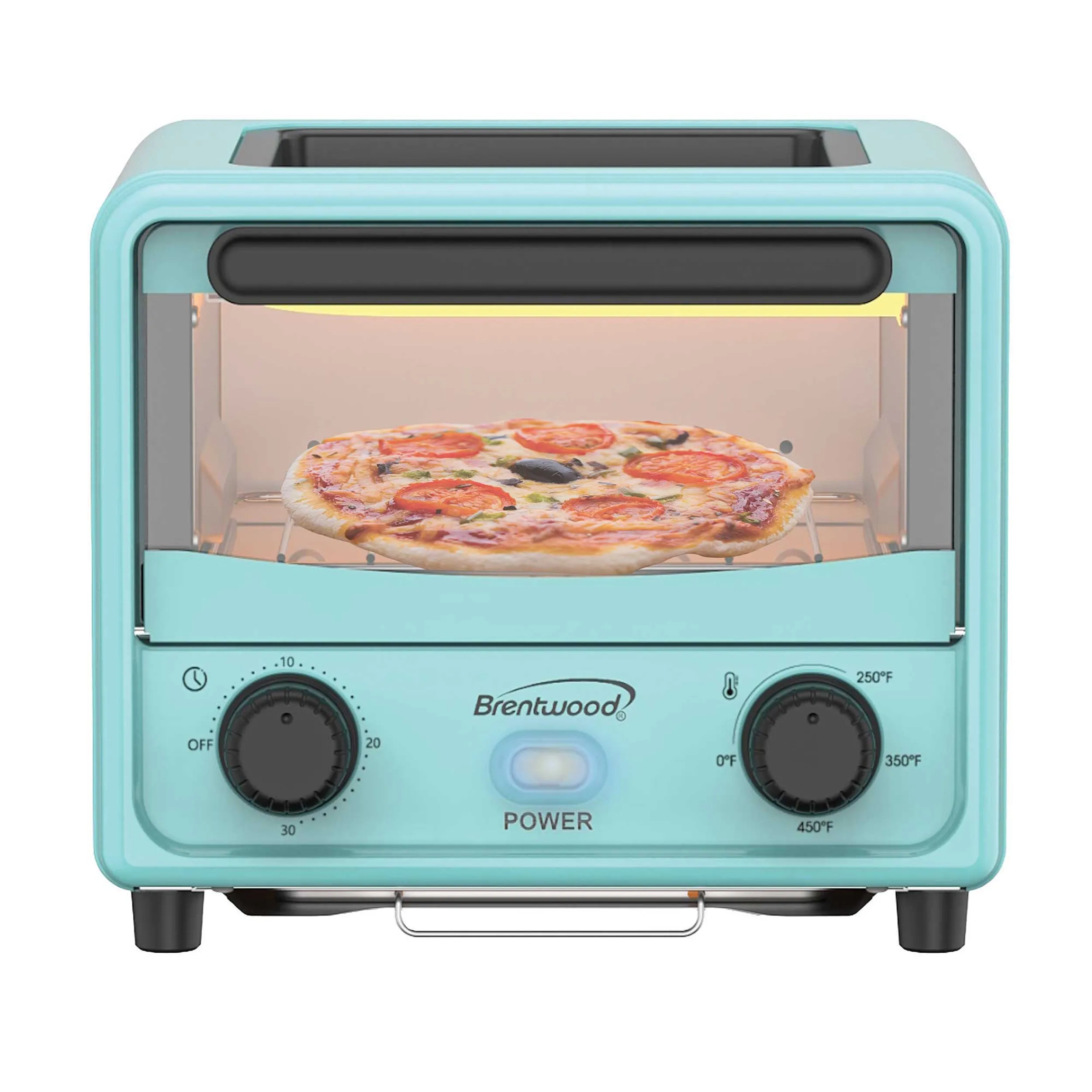 Brentwood TS-3430BL — Brentwood 3 Liter Mini Toaster Oven in Blue