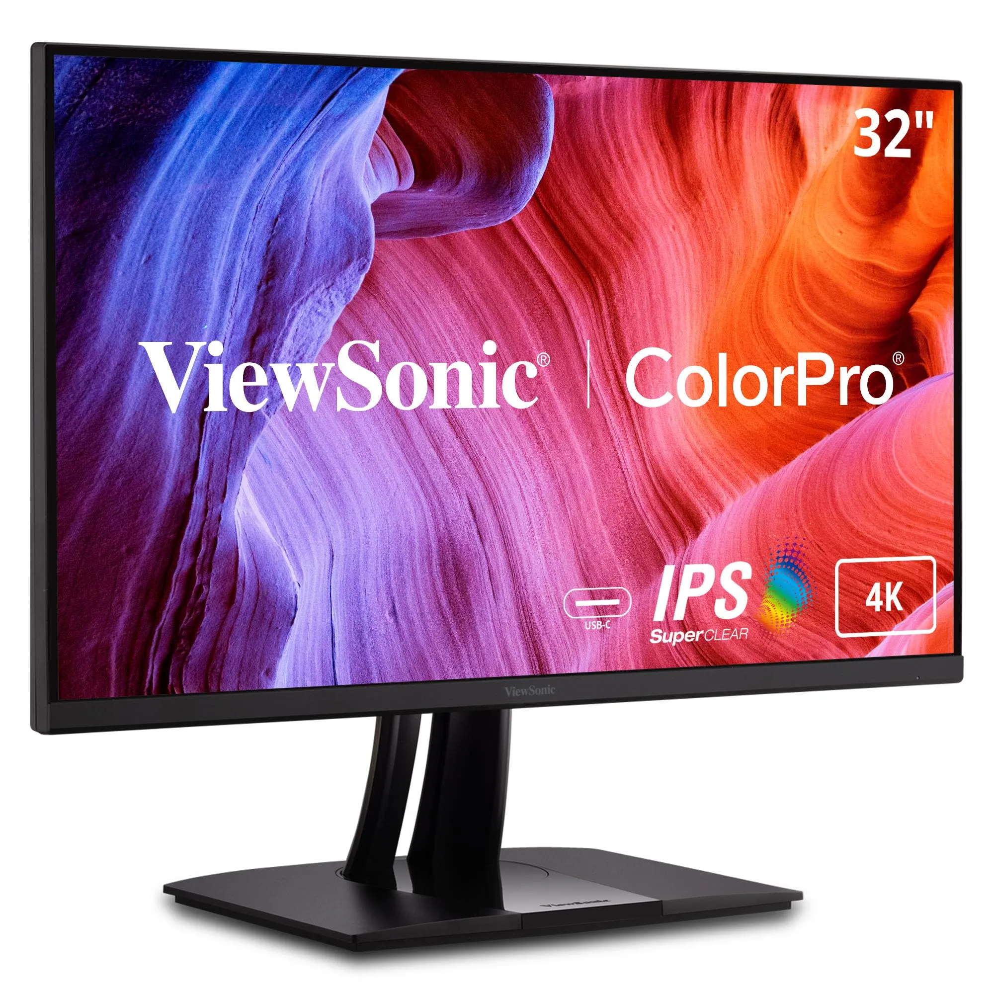 VIEWSONIC VP3256-4K — 31.5" ViewSonic 16:9 Adaptive-Sync 4K HDR IPS Monitor VP3256-4K