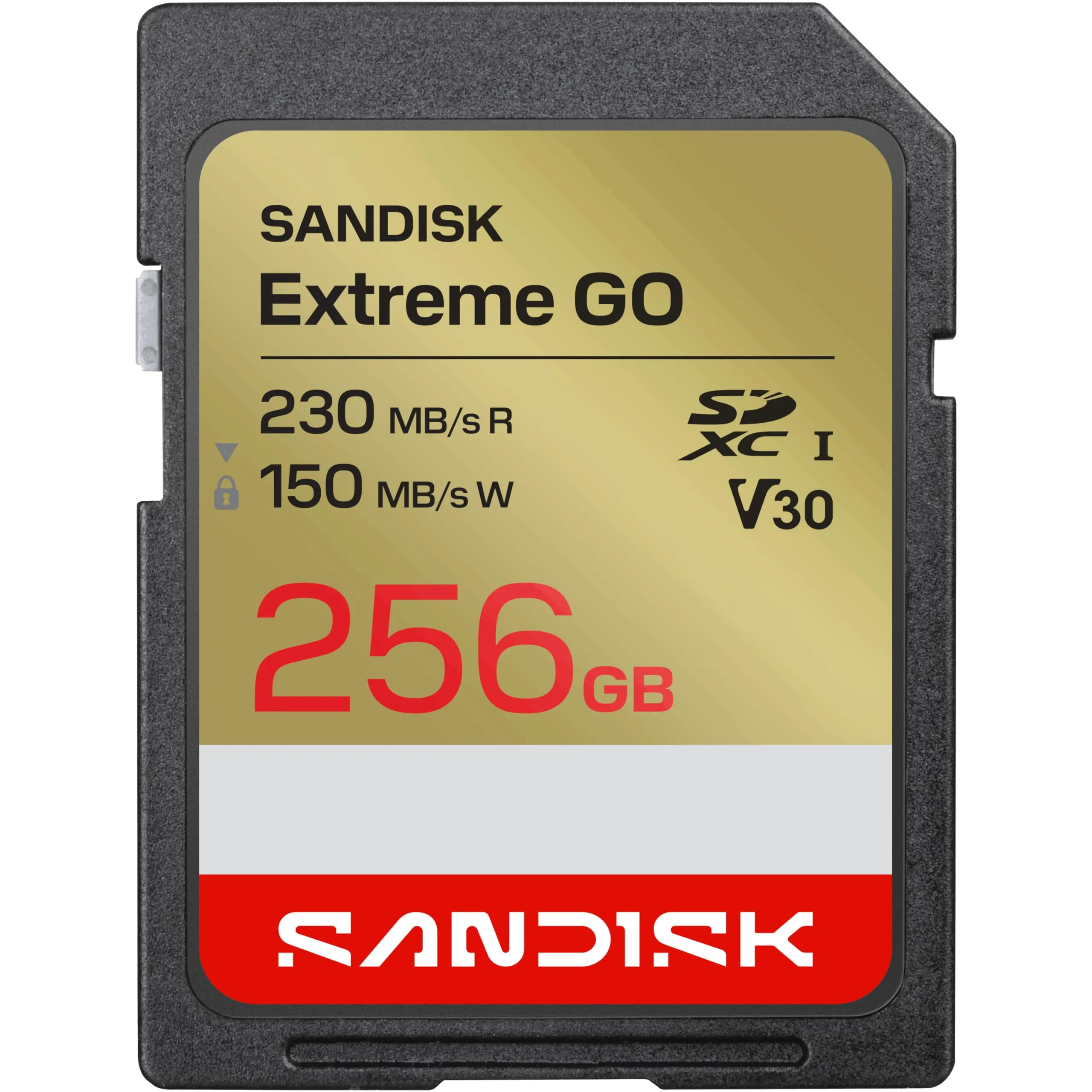Western Digital SDSDXGN-256G-GNCIN — 256GB SANDISK Extreme GO SD