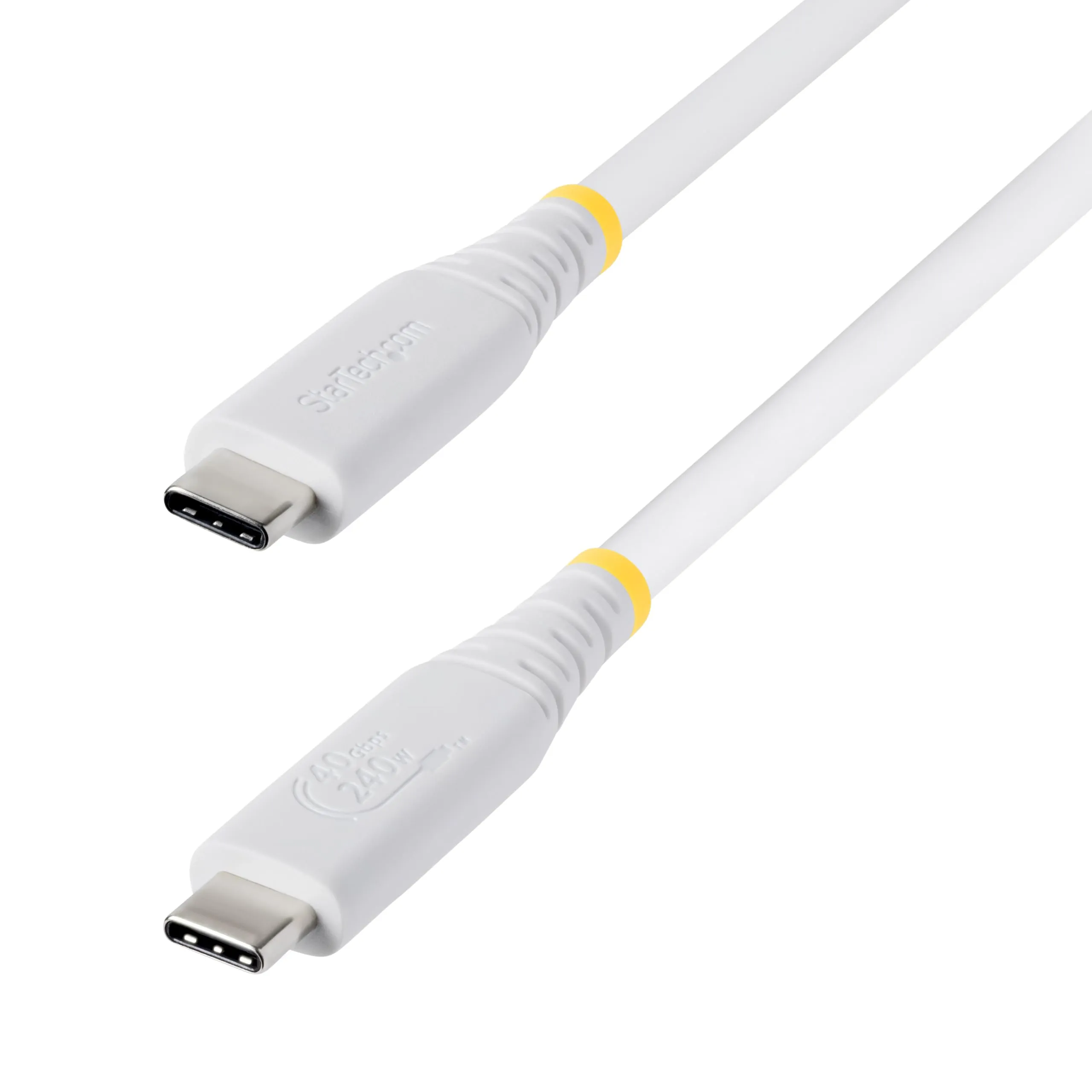 STARTECH CC50CM40GUSB4TPW — 50cm USB4 Cable USBC 40Gbps