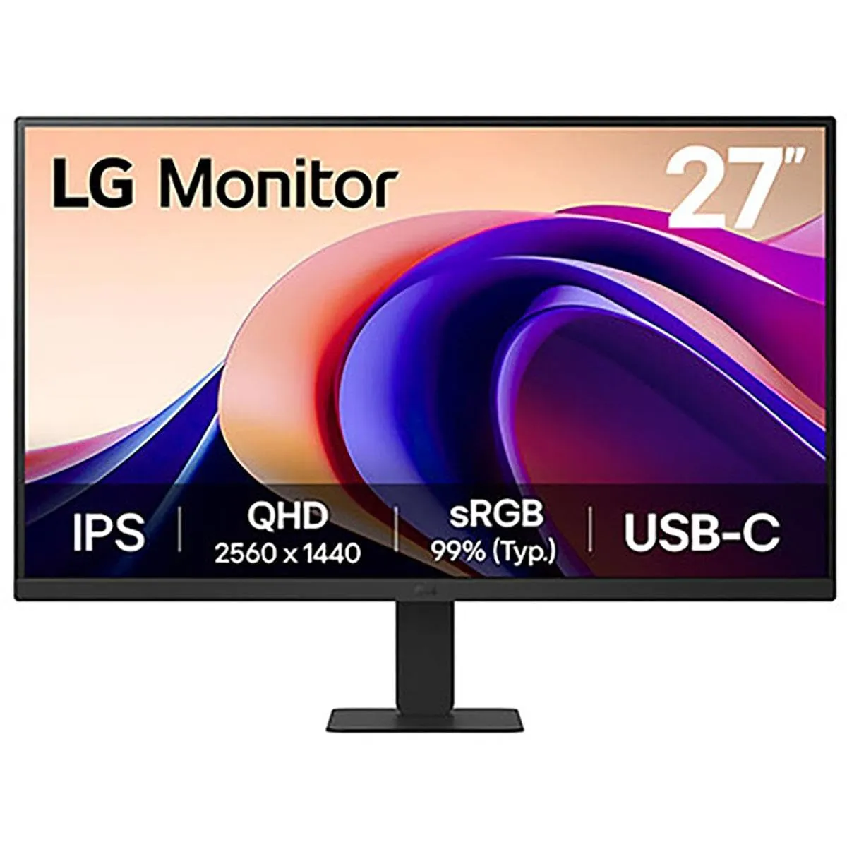 LG Electronics 27BQ410B-B — LG 27BQ410B-B 27 inch IPS Computer Monitor FHD 100Hz 5ms Tilt/Height Stand HDMI Black
