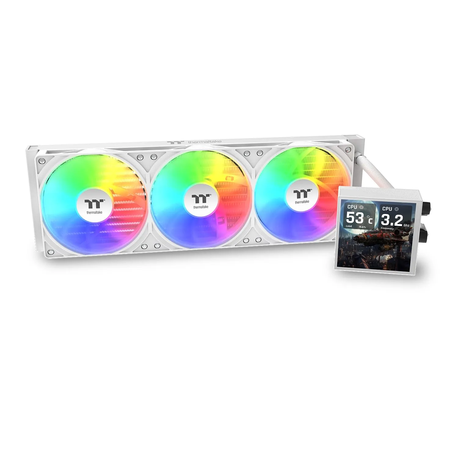 Thermaltake CL-W508-PL12SW-A — LB360 Ultra CPU Cooler White