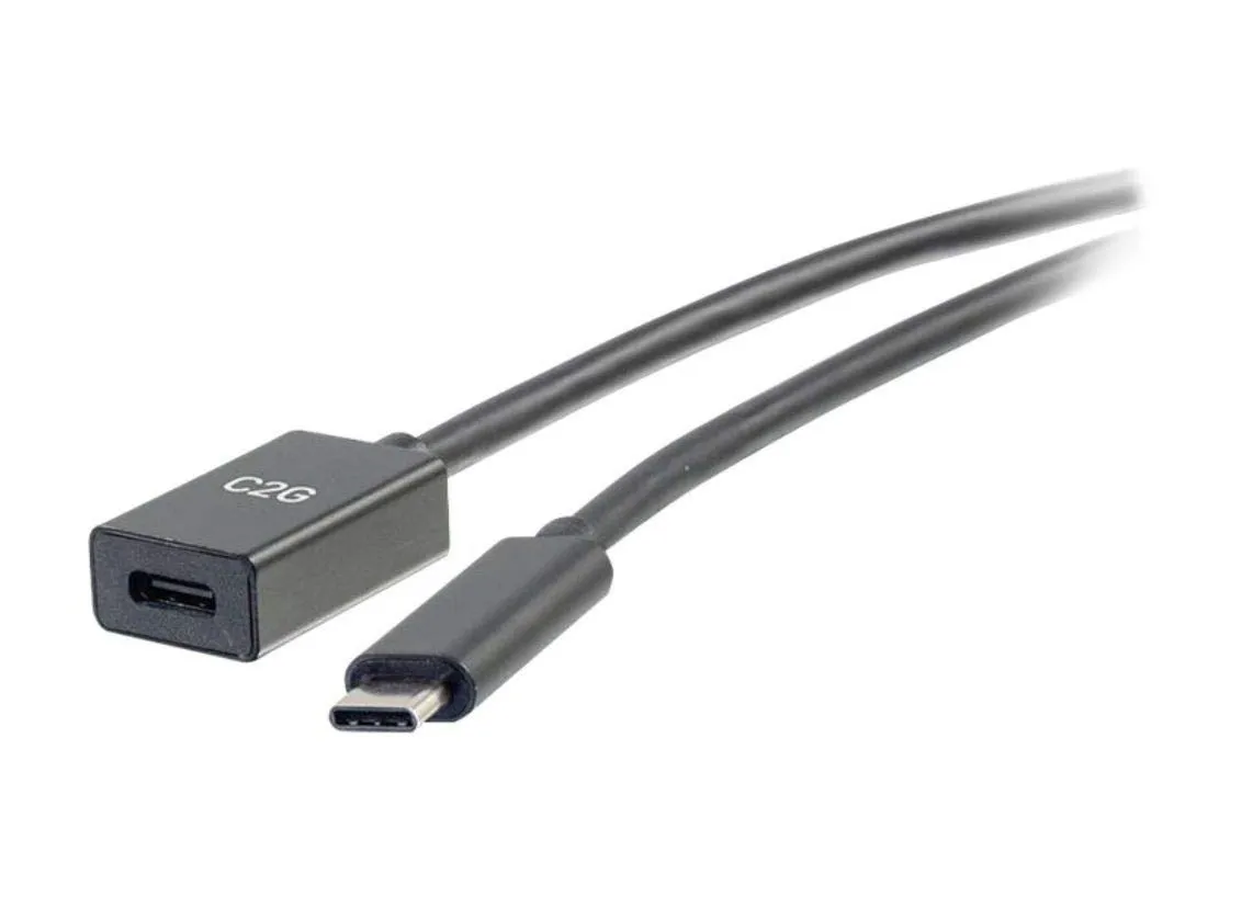 C2G 28658 — 3FT USB C M/F CABLE EXT 3.2 GEN2 10G 3A