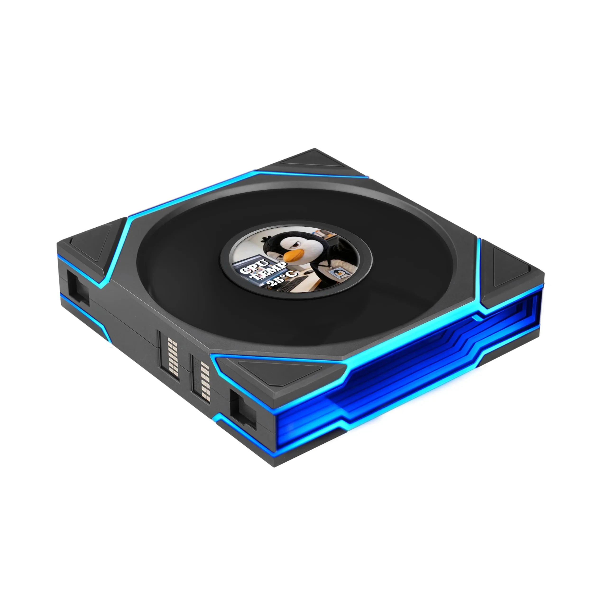 LIANLI 12RTLLCD1F1B — Lian Li UNI FAN TL LCD Flex 120mm Reverse Blade ARGB Fan, Single Pack, 1.8-inch LCD Screen, Controller Not Included, Black (12RTLLCD1F1B) | SKU FAN-TLF1B2