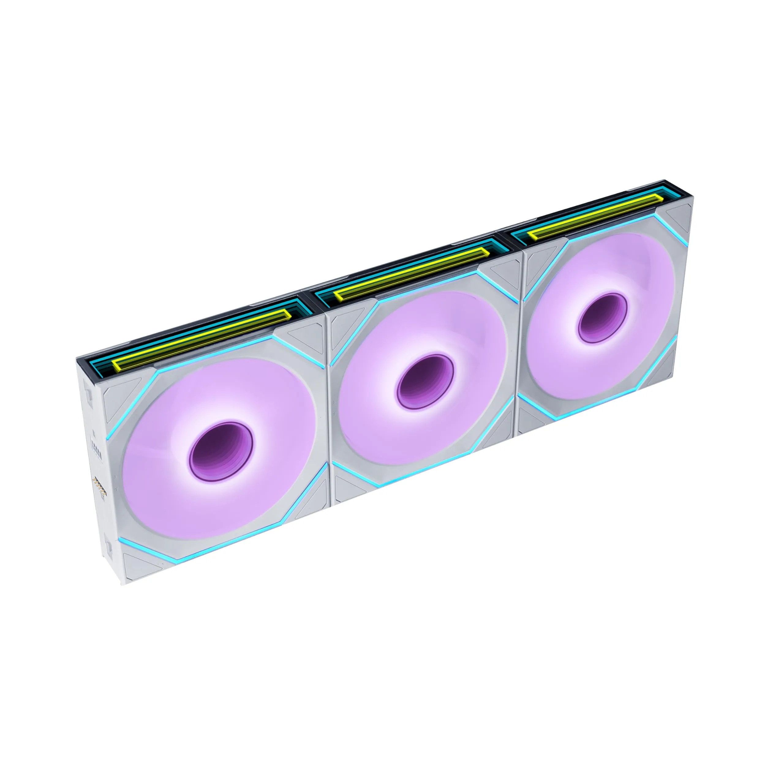 LIANLI 12SLIN1F3W — Lian Li UNI FAN SL Infinity Flex 120mm Normal Blade (NOT Reverse) ARGB Fan, 3 Pack, Controller Included, White (12SLIN1F3W) | SKU FAN-LF3W7