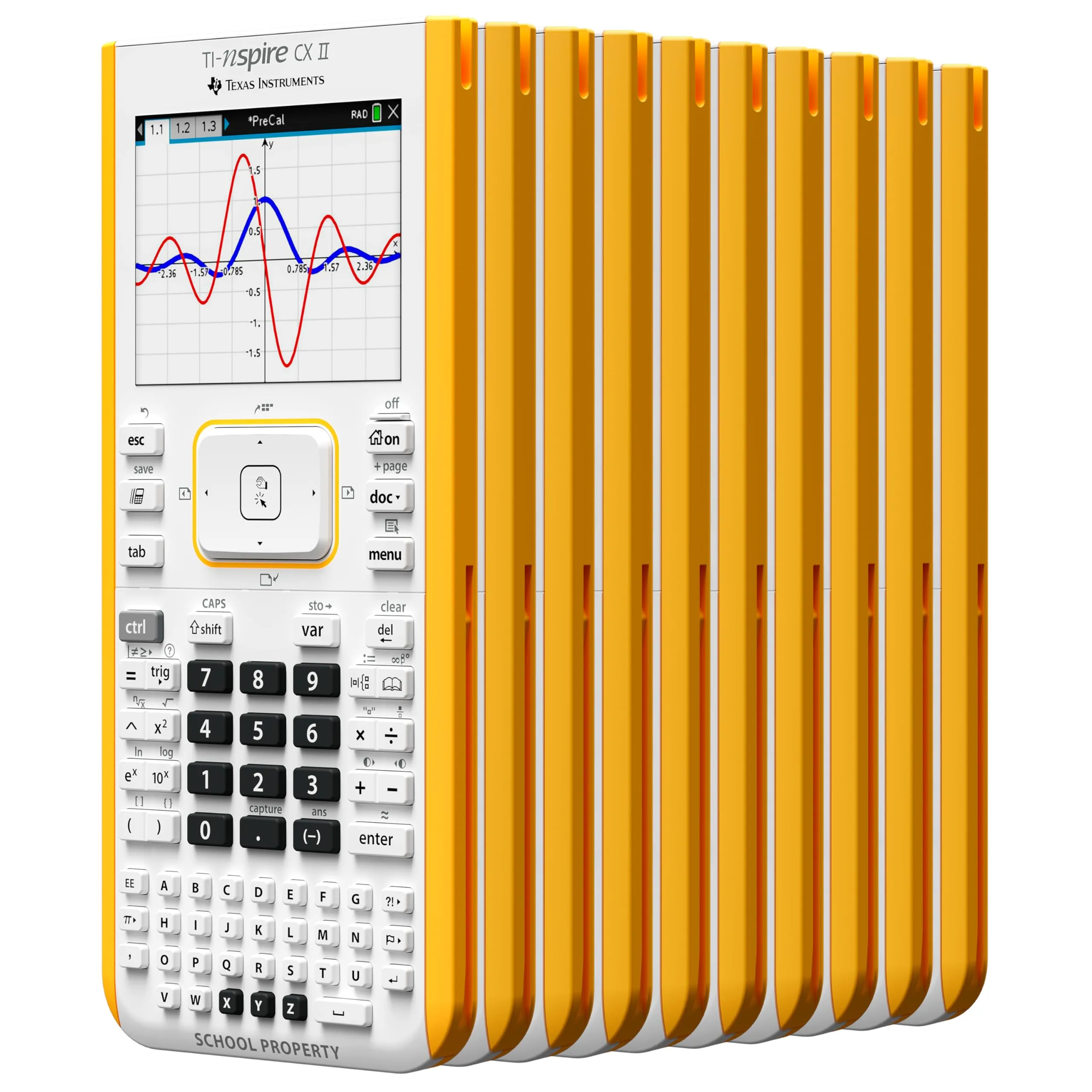 Texas Instruments NSCX2/10P/1L1/A — TI NSPIRE CX II 10 PACK