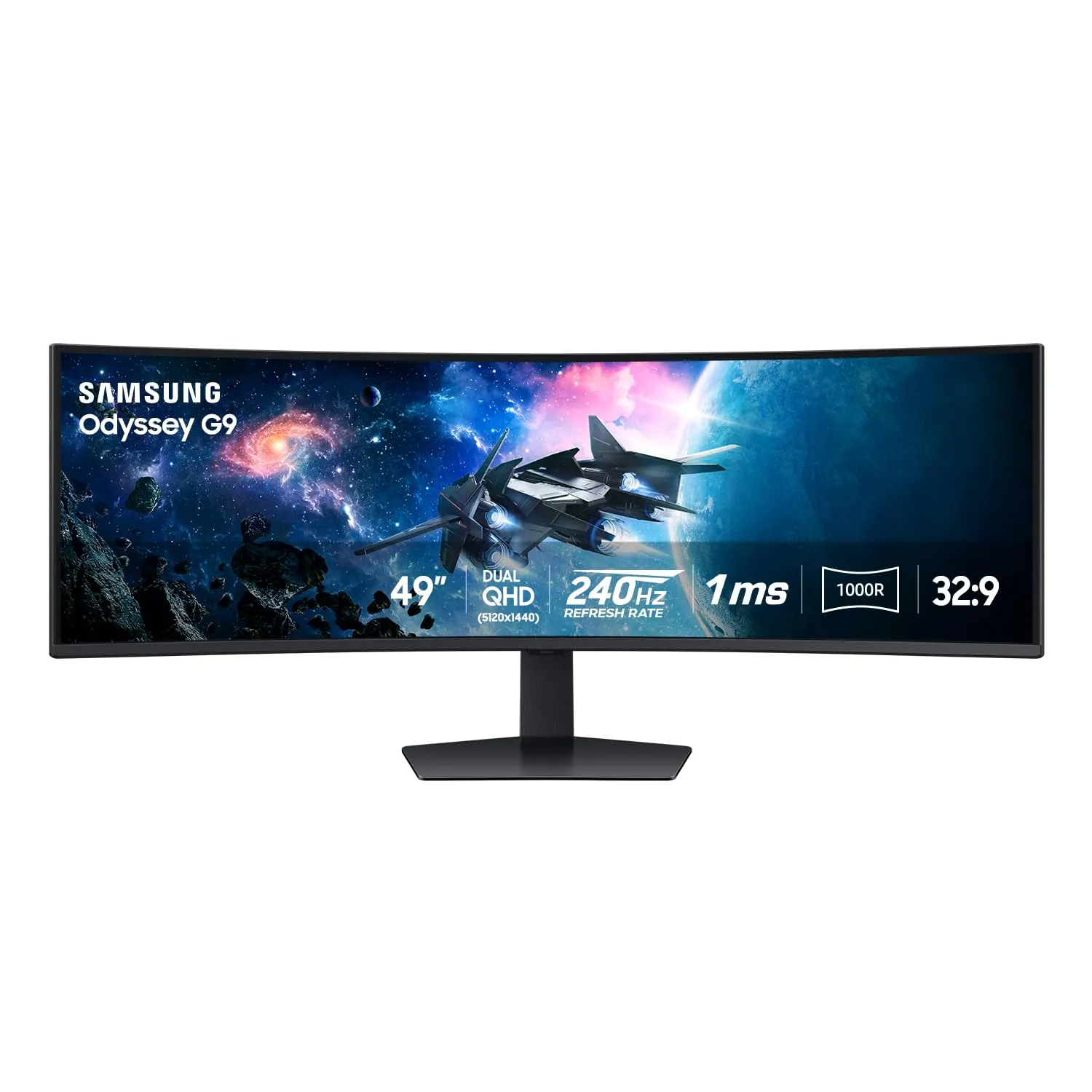 SAMSUNG LS49CG954ENXZA — 49" Samsung Odyssey G95C 1440p 240 Hz Curved Gaming Monitor LS49CG954ENXZA