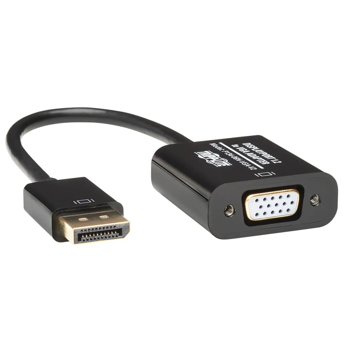 Eaton Tripplite P134-06N-VGA-V2 — Tripp Lite 6in DisplayPort to VGA Adapter Active Converter DP to VGA M/F 6in. in. in. in.