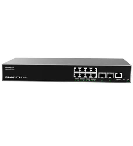 GRAND STREAM GS-GWN7811P — Enterprise Layer 3 Managed PoE Network S