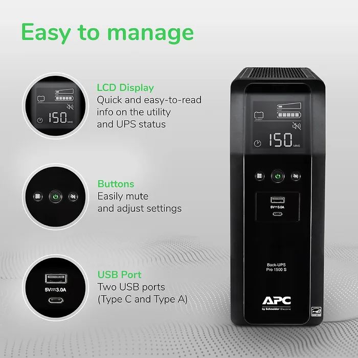 APC - Schneider Electric-BR1500MS2