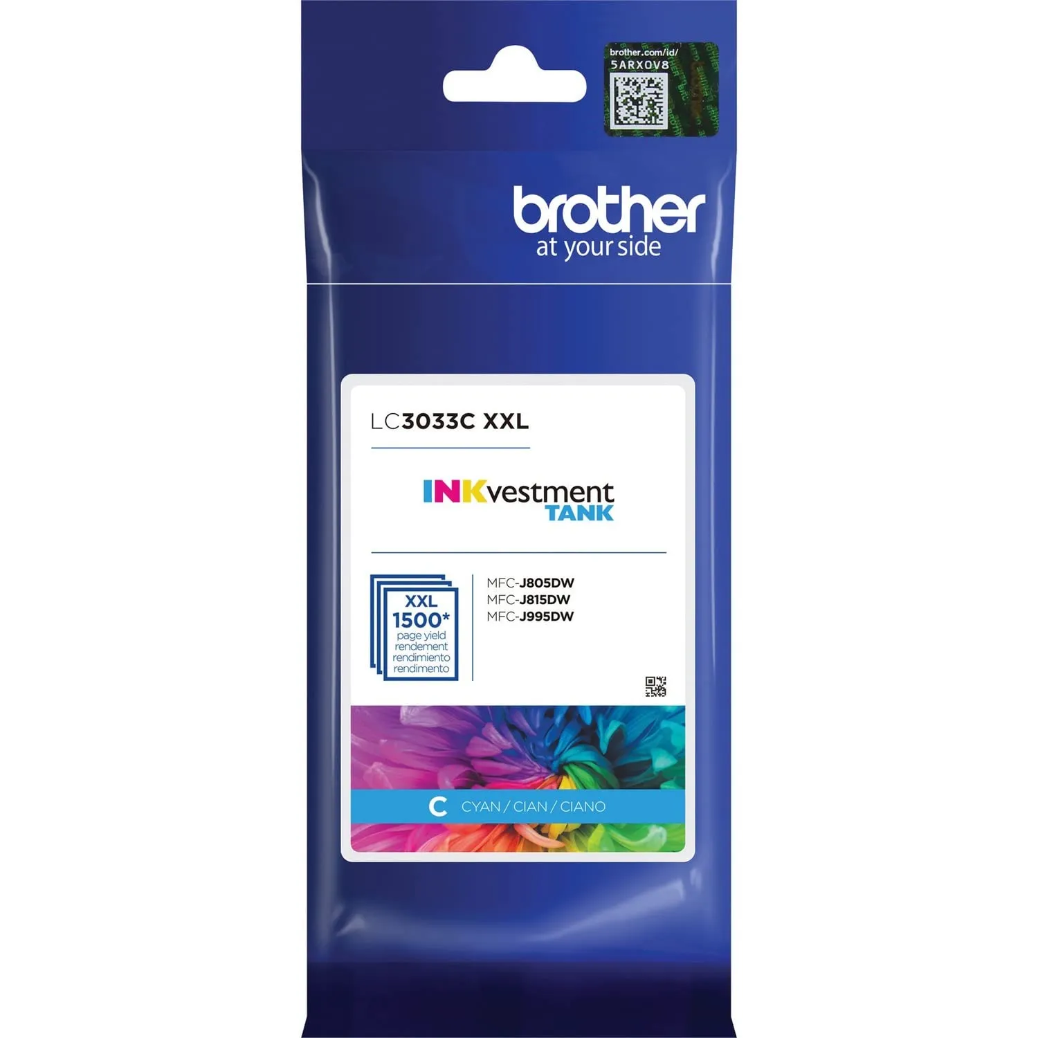 Brother BRT LC3033C — Brother Super High Yield Cyan Ink Cartridge