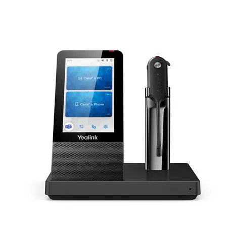 Yealink YEA-WH67-UC — Yealink Premier DECT Wireless Headset - Convertible Headset Multiple wearing options All-in-One UC Workstation USB Connection Seamless integration with Yealink IP phones