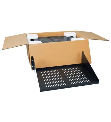 Cablesys ICC-ICCMSRSVC2 — RACK SHELF, 15in SINGLE VENTED,3RMS, 2PK