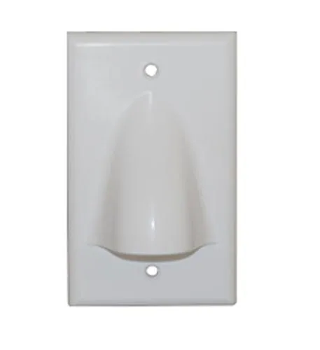 Cablesys ICC-IC640BSSWH — FACEPLATE 1 GANG BULK NOSE WHITE